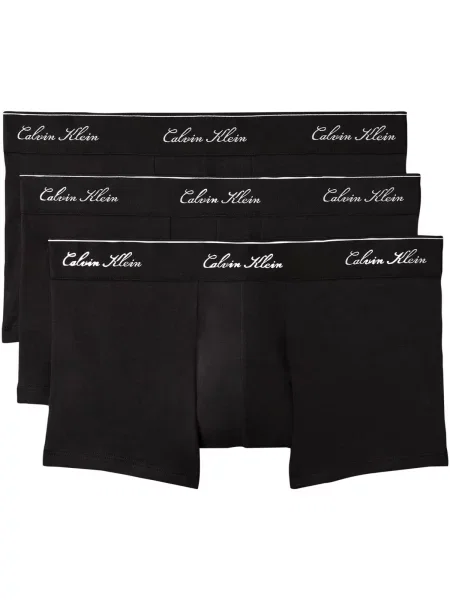 Gaćice Calvin Klein Jeans niski struk crna