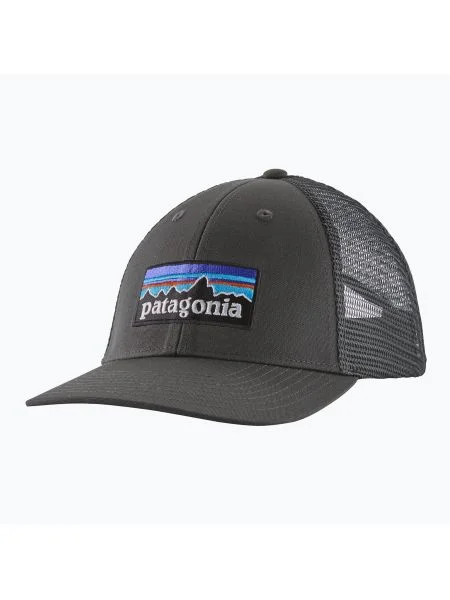 Patagonia Logo LoPro Trucker бейзболна шапка forge grey сиво