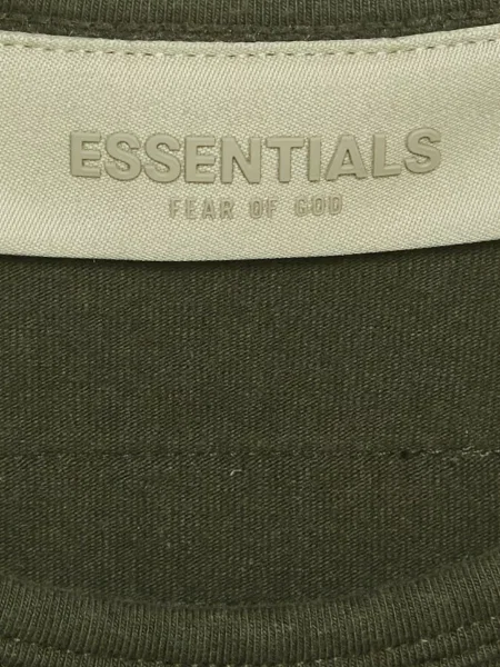Топ Fear Of God Essentials изрязани зелено