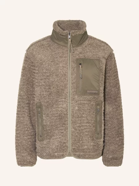 Tommy Hilfiger Teddyyfellová Bunda hnědá
