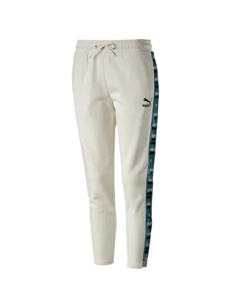 Pantaloni Puma alergare alb