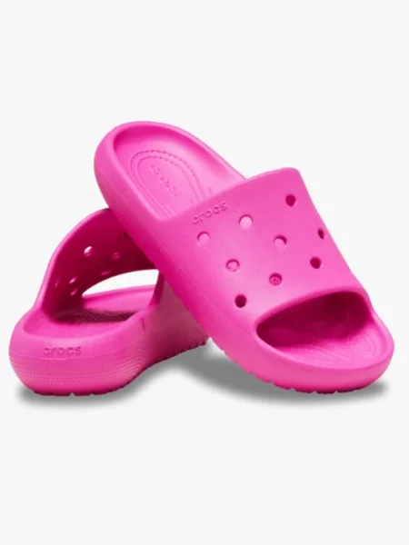 Детские шлепанцы Crocs розовые