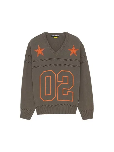 Sweter Iuter piłkarski brązowy