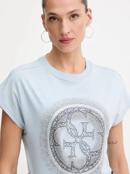 Футболка Guess фиолетовая
