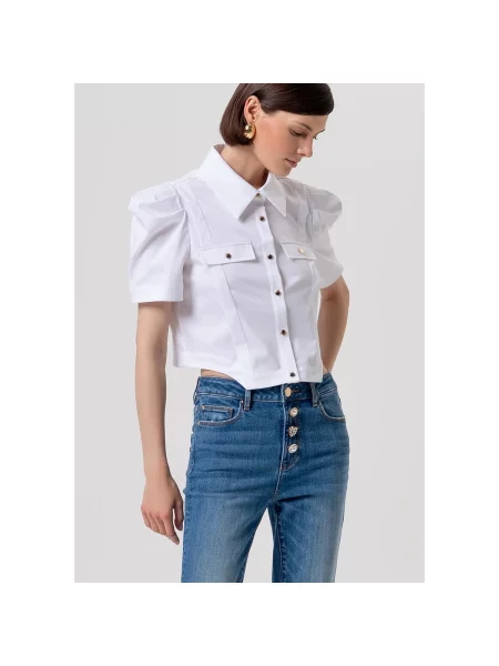 Fracomina Blugi Bootcut Fit albastru