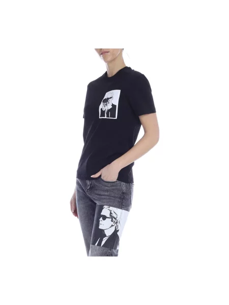 Koszulka Karl Lagerfeld czarna