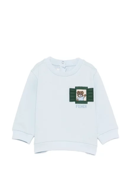 Bluza dziecięca Fendi niebieska
