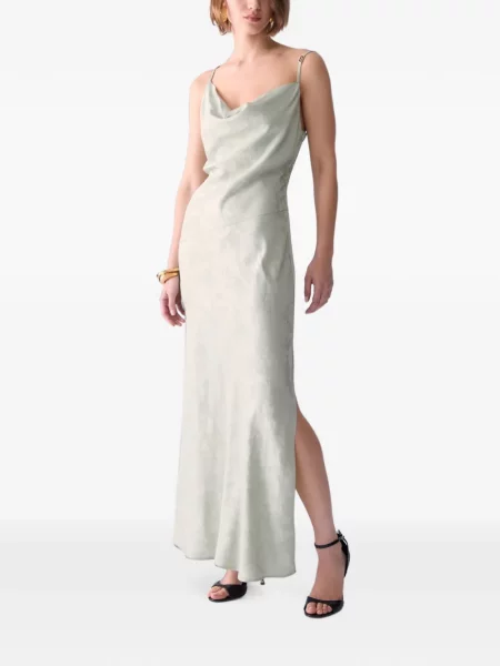 Lung rochie Liu Jo din jacard verde