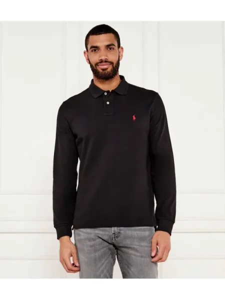 POLO RALPH LAUREN Tenisz póló | Custom slim fit fekete