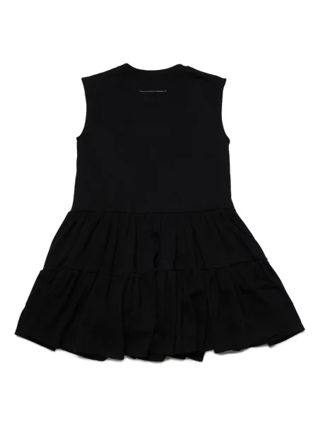Dětské šaty Mm6 Maison Margiela černé