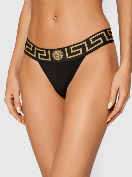 Versace tanga negru