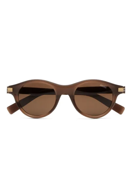 Ochelari de soare Zegna maro