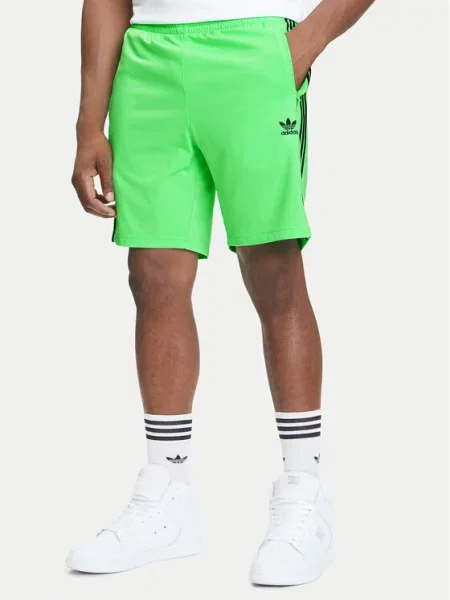 Adidas Szorty sportowe adicolor Firebird zielony