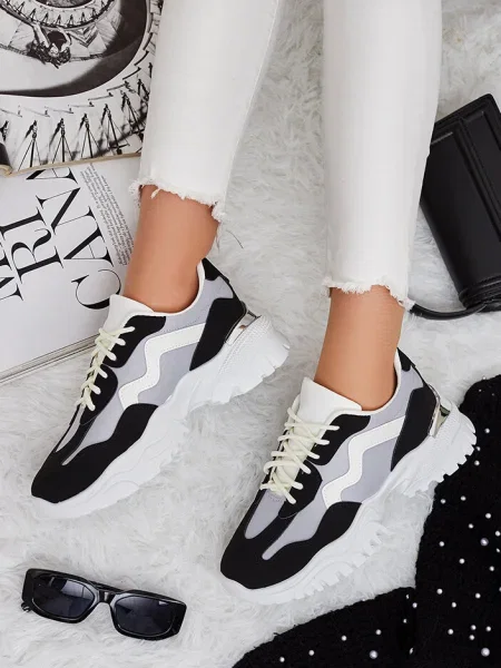 Sneakerși Resti negru
