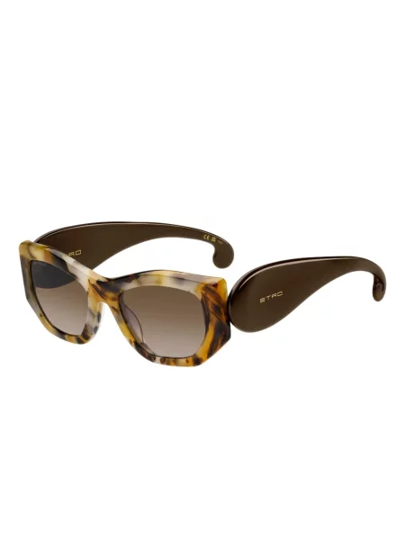 Ochelari de soare Etro cu model paisley maro