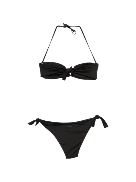 Bikini Fisico cu legături negru