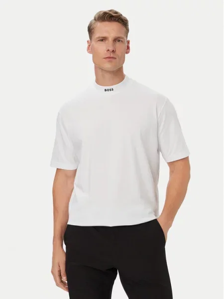 BOSS Póló Tee Collar fehér