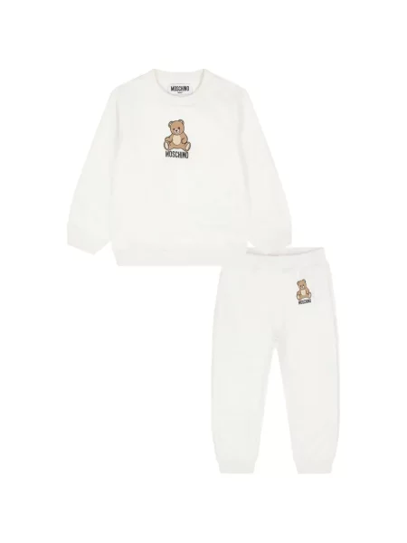 Komplet dresowy dziecięcy Moschino biały