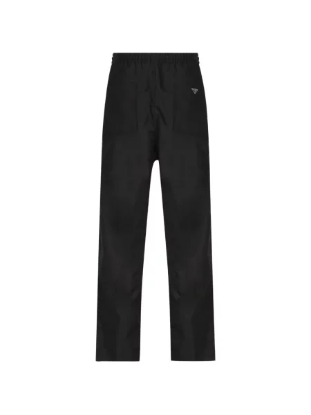 Pantaloni Prada cu autograf negru