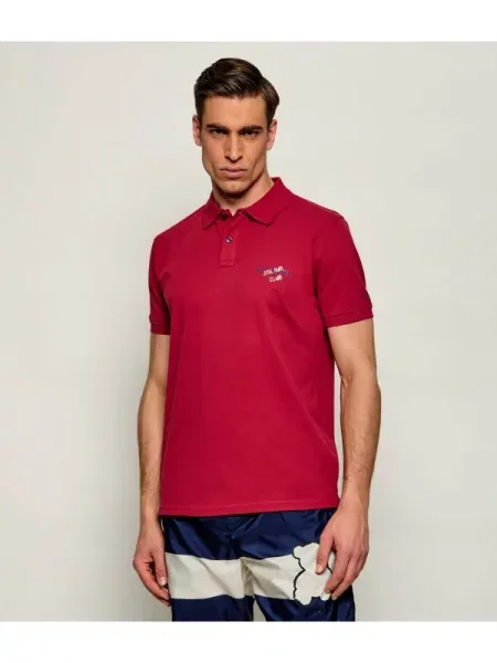 Tricou polo Iceberg roșu