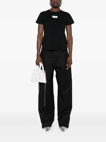 Marškinėliai Mm6 Maison Margiela juoda