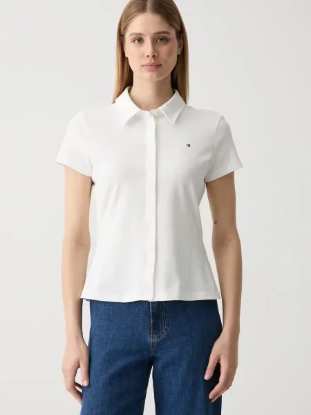 Tommy Hilfiger cămașă pentru femei din cu alb