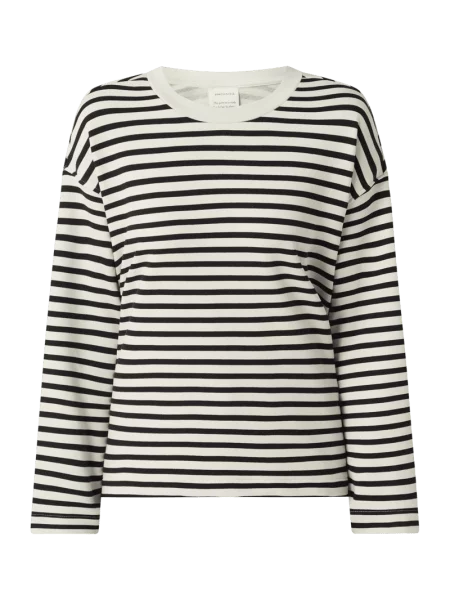 Sweter ze wzorem w model ‘FRANKAA’ Armedangels czarny