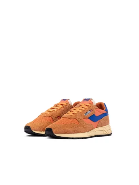 Sneakersy Autry pomarańczowe