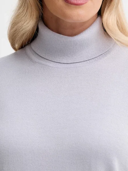 Calvin Klein pulóver gyapjúkeverékből lila