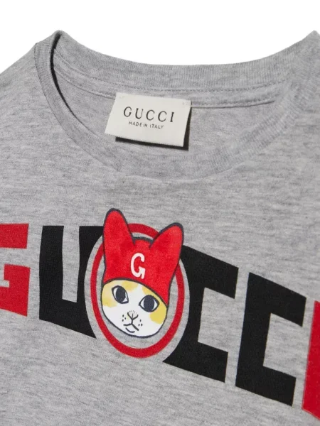 Koszulka dziecięca Gucci szara
