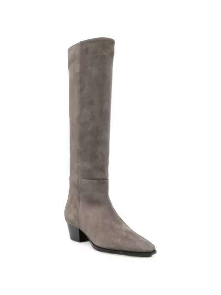 Botine Aeyde din piele de căprioară gri