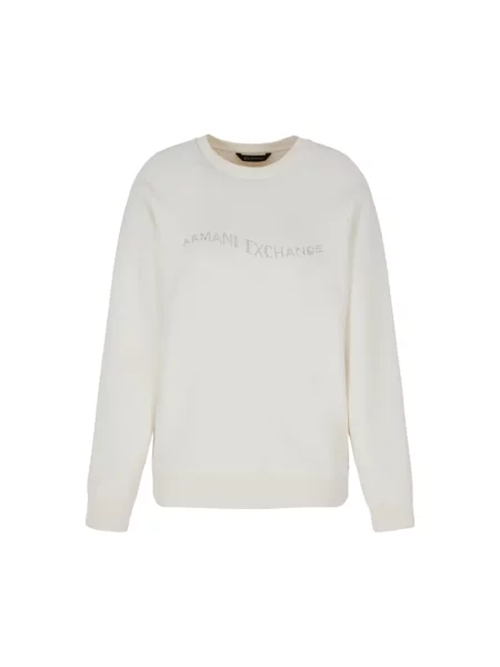 Bluza nierozpinana Armani Exchange biała