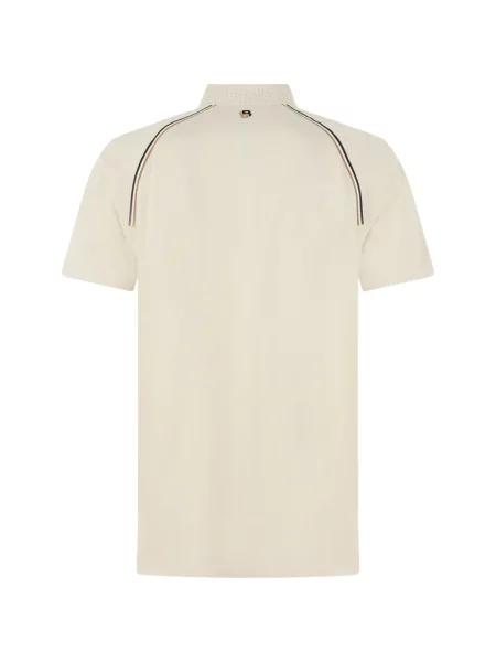 Ριγέ polo Boss λευκό