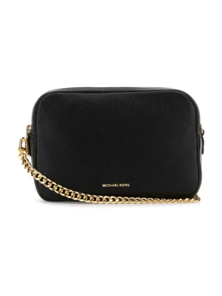 Torebka crossbody Michael Kors skórzana czarna