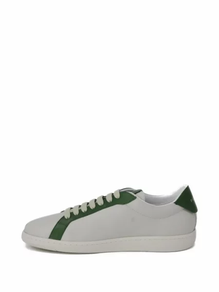 Fűzős bőr sneaker Furla szürke