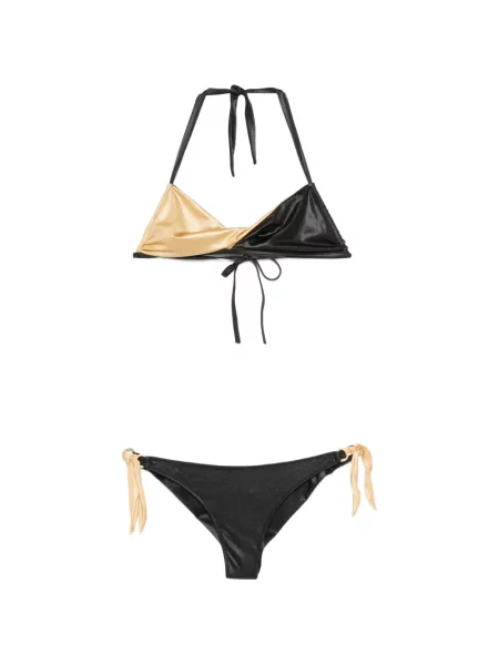 Bikini Pin Up Stars cu gât halter negru
