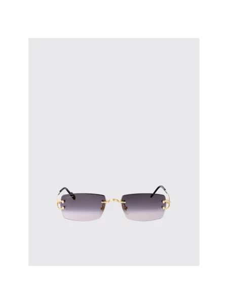 Cartier Akcesoria Mężczyzna ONE SIZE Okulary przeciwsłoneczne bez oprawek żółty