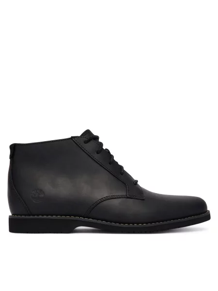 Μποτάκια Timberland με κορδόνια με δαντέλα μαύρο