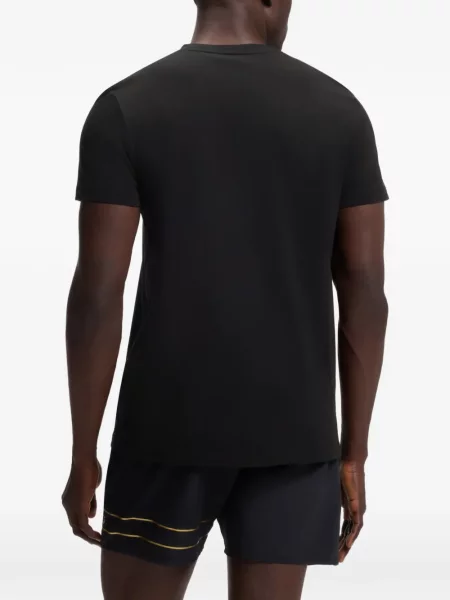 Tricou Boss cu autograf negru
