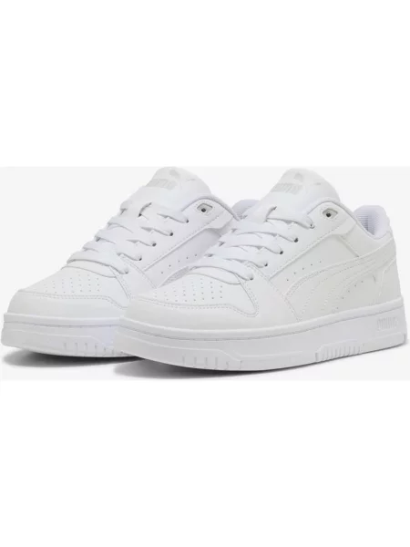 Buty do biegania juniorski Puma Rebound Slam Lo biały