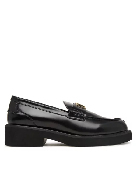 Loafersy Furla czarne