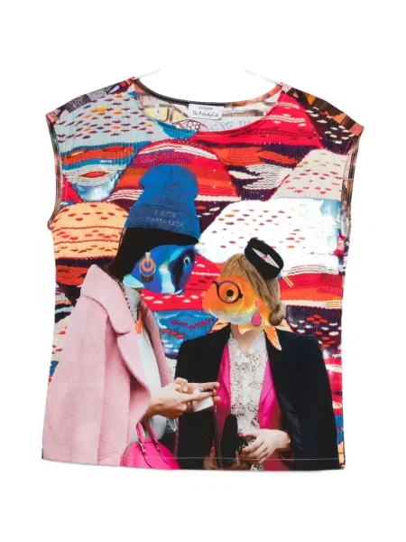 Tricou The Artistylist cu imagine roșu