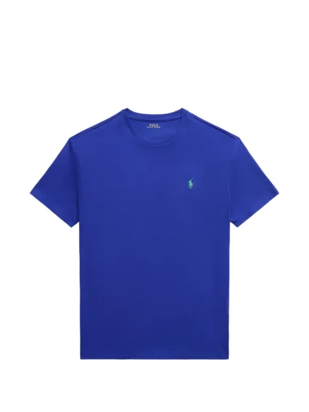 Tricou polo Polo Ralph Lauren cu autograf cu 5 buzunare în carouri gri