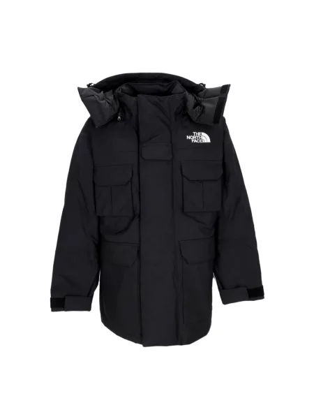 Ocieplana długa parka The North Face czarna