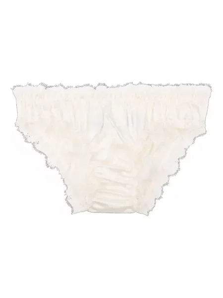 Chiloți Love Stories cu broderie din dantelă alb