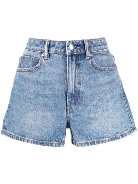 Pantaloni scurți din denim Alexander Wang albastru