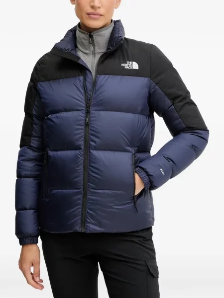 Geacă cu puf The North Face albastru