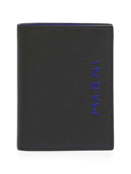 Portofel Marni cu autograf negru