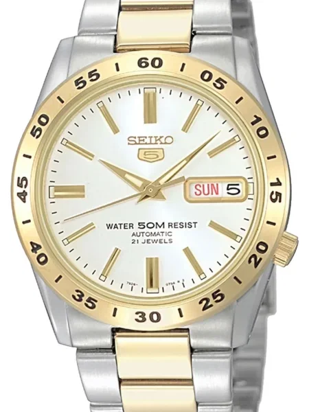 Ceas Seiko Preowned clasic cu autograf alb