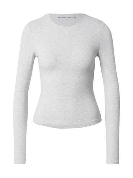 Abercrombie & Fitch Tričko světle šedá
